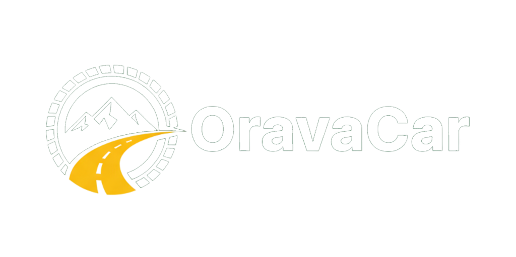 OravaCar logo v bielom